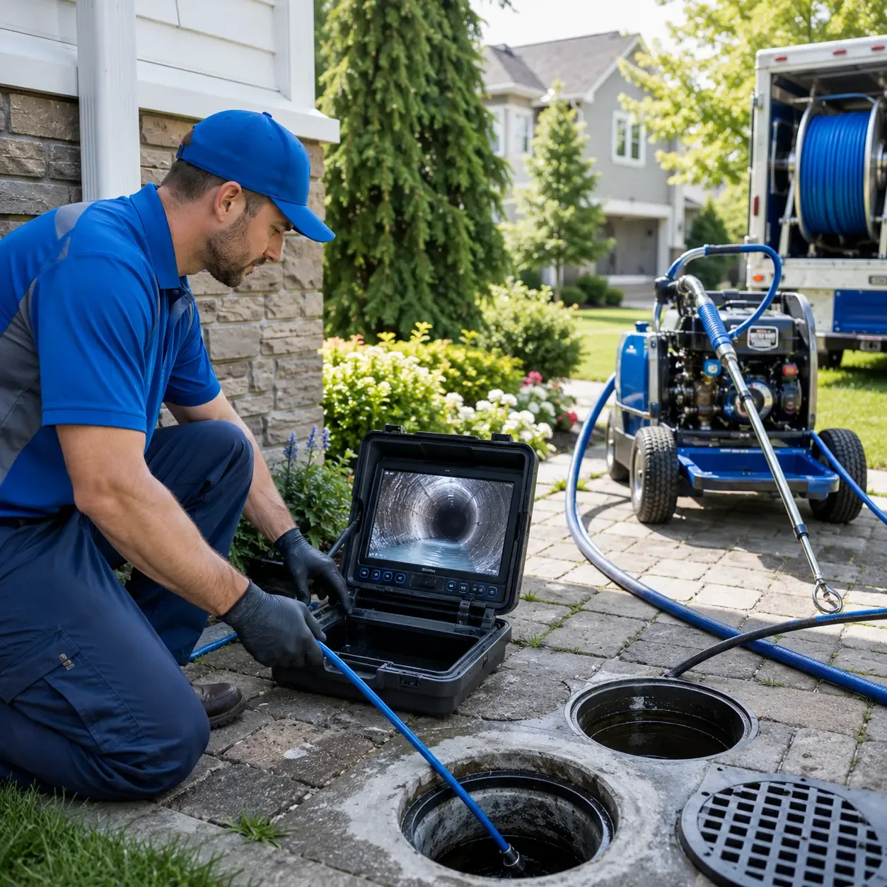 Outdoor drain cleaning professionals serving Danciger, TX